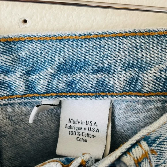 Vintage CK Calvin Klein SIZE 4 blue high rise tapered jeans - Picture 7 of 10